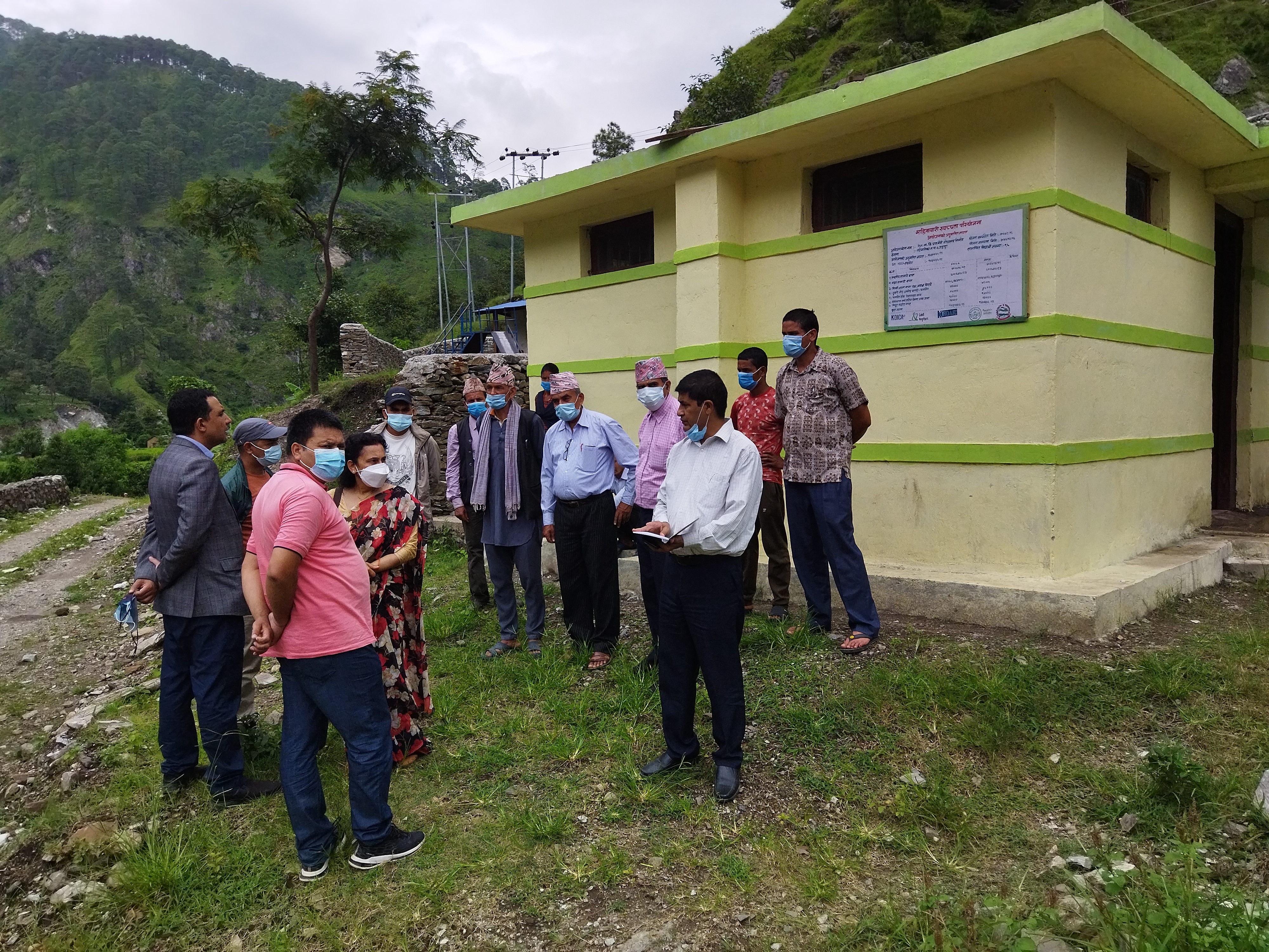 SWC Monitoring Team in Bajura on 12 August 2021