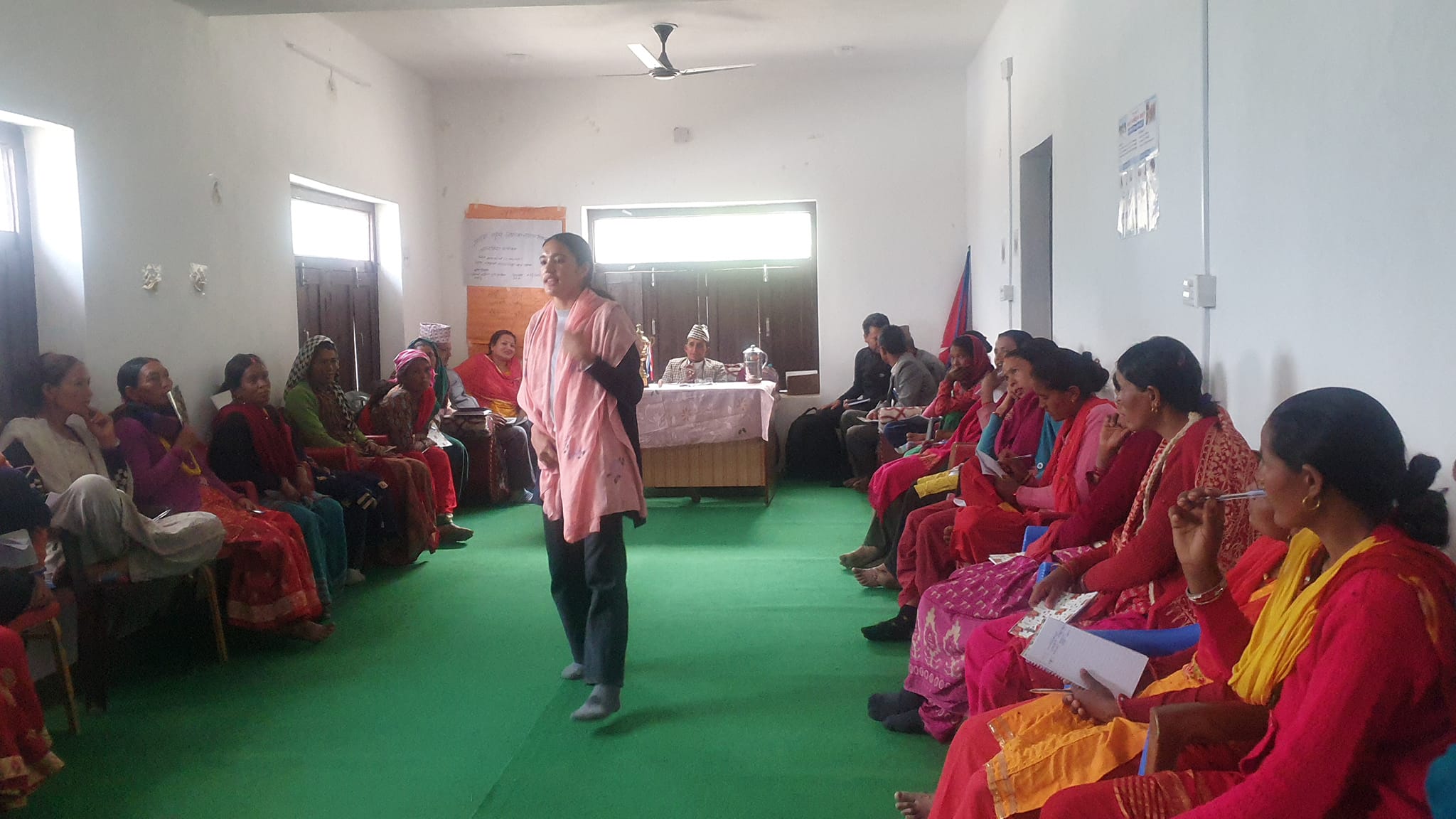 A2J workshop at Jayaprothvi MC, Bahanjg facilitation by Janaki Khatri-PeaceWin GESI focal Person