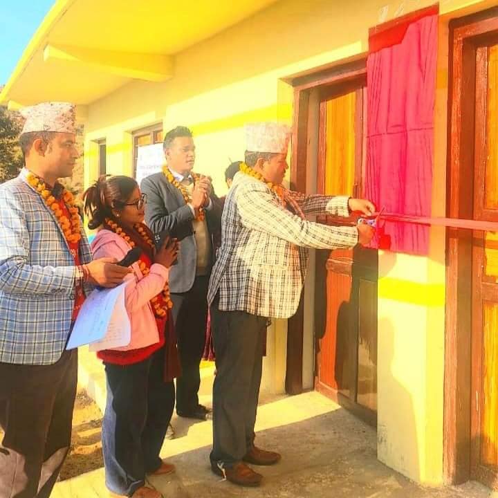 School Building Inauguration and Handing over